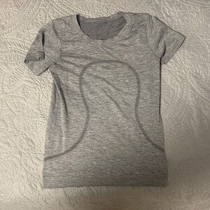 Grey lululemon swiftly tech shirt